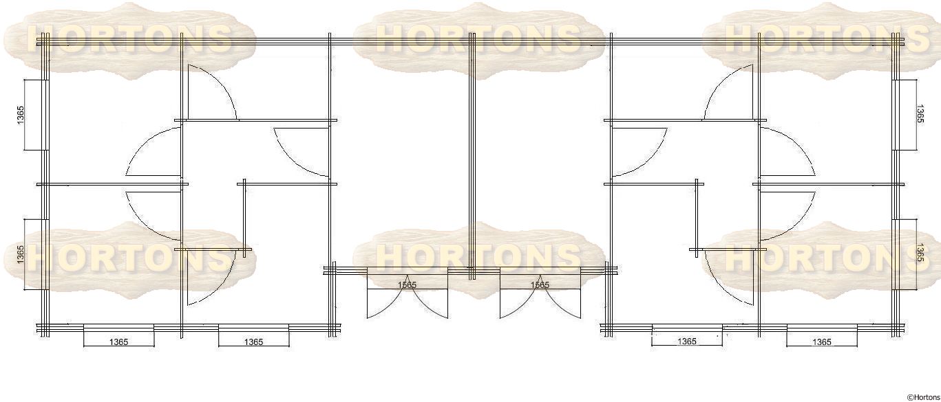 96 sq m Fully Insulated 45mm twinskin Twin park homes